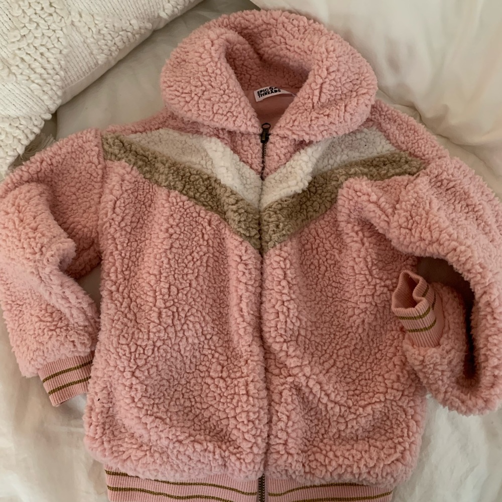 Size 4T Pink Fleece Jacket